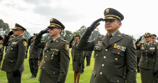 Cambios en la cúpula de la Policía. / Foto: Presidencia.