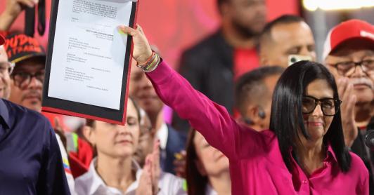 Delcy Rodríguez anuncia amnistía general en Venezuela