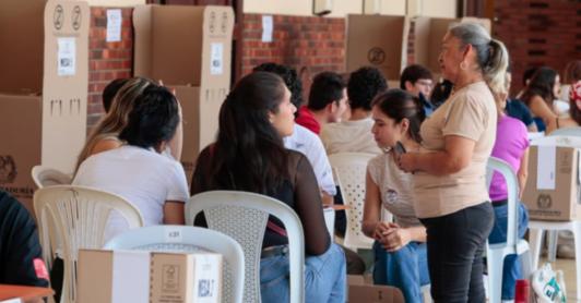 Jurado de votación. / Foto: Registraduría.