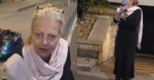 Mujer agrede a domiciliario y se hace viral. / Foto: Captura de video.