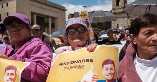 Pensiones para adultos mayores. / Foto: Presidencia.