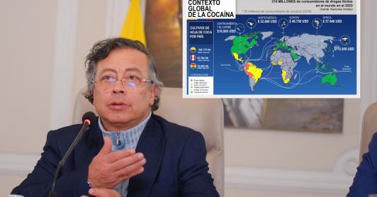 Presidente destaca la disminución de cultivos de hoja de coca. / Fotos: Presidencia.