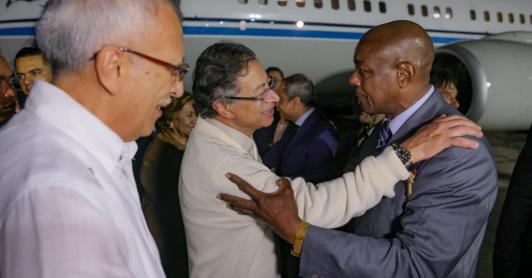 Presidente Petro llega a Panamá.  / Foto: Presidencia.