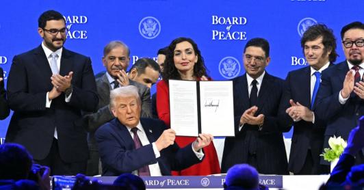 Críticas a Trump por plan para una nueva Gaza. / Foto: AFP.