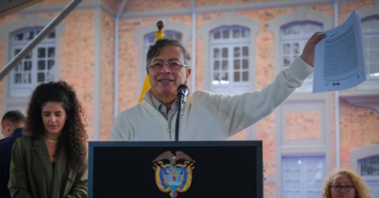 Presidente Petro anunció reactivación del Hospital San Juan de Dios