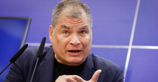 Rafael Correa. / Foto: AFP.