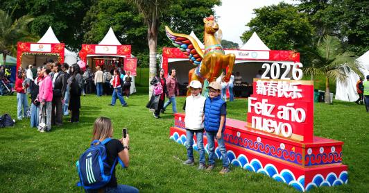 Bogotá celebró el Año Nuevo Lunar chino del Caballo con puestas culturales y cooperación bilateral