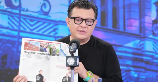 Columna de opinión sobre la desinformación de Semana. / Foto: RTVC.