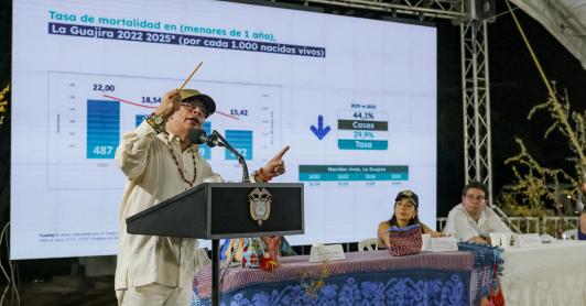 Con agua potable hemos salvado la vida de niños y niñas: Petro