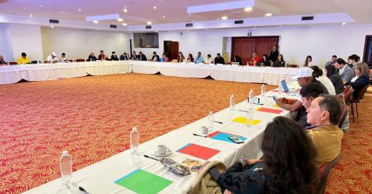 Gobierno pacta cese de homicidios y actos crueles con Autodefensas Conquistadores en la Sierra Nevada. X: @ComisionadoPaz