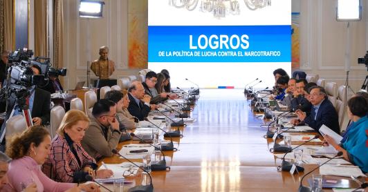 Gobierno Petro ha incautado 3.000 toneladas de cocaína.