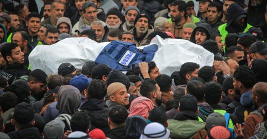 El CJP reporta el segundo año consecutivo con cifras históricas de víctimas de periodistas, con el genocidio en Gaza como el escenario más letal.