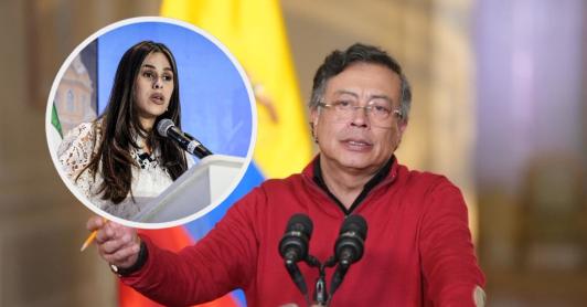 Petro sobre hijo de Ángela Vergara. / Fotos: Presidencia y X Angela Vergara.