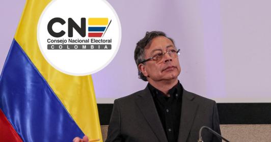 Petro sobre decisión del CNE. / Fotos: Presidencia y Cne.
