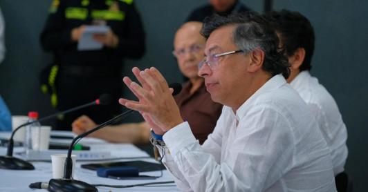 Petro sobre propuesta del fondo ambiental. / Foto: Presidencia.