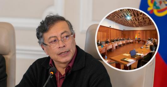 Petro sobre decisión de la Corte Constitucional y la emergencia económica. / Fotos: Presidencia y Corte Constitucional.