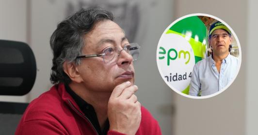 Petro sobre EPM y la tarifa de energía. / Fotos: Presidencia, Alcaldía de Medellín - IG Fico Gutiérrez.