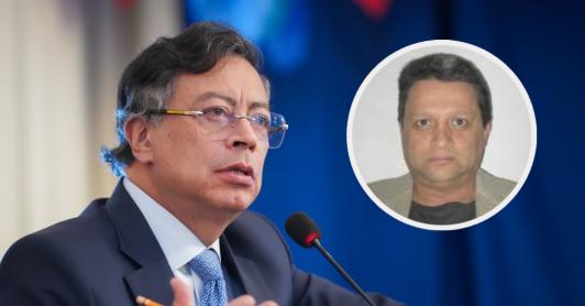 Petro sobre asesinato de Santiago Gallón. / Fotos: Presidencia y Redes sociales.