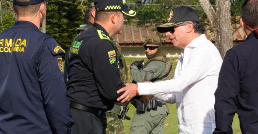 Nuevas medidas de seguridad del presidente. / Foto: Presidencia.