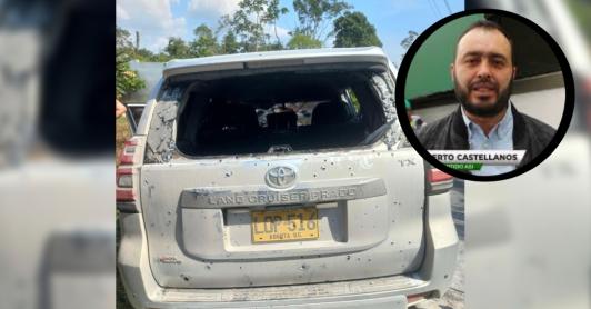 Recompensa de $200 millones por responsables de atentado contra Jairo Castellanos