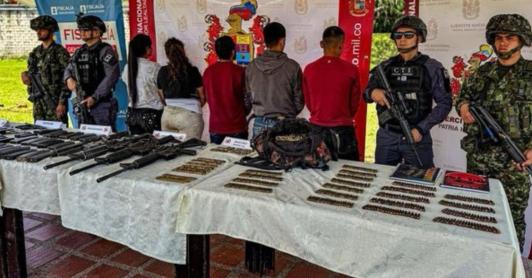 Disidencias de Iván Mordisco en Antioquia. / Foto: MinDefensa.