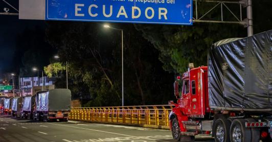 Aranceles de Colombia a Ecuador. / Foto: AFP.