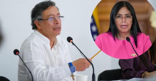 Encuentro entre Gustavo Petro y Delcy Rodríguez el viernes 13 de marzo