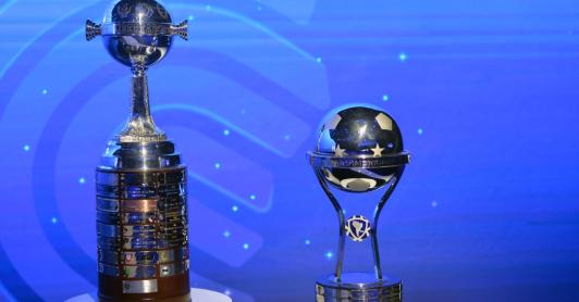 Sorteo de la Libertadores y Sudamericana. / Foto: AFP.