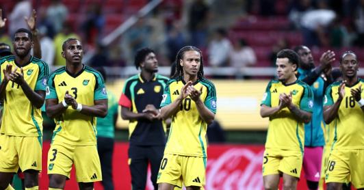 Jamaica en el repechaje internacional. / Foto: AFP.
