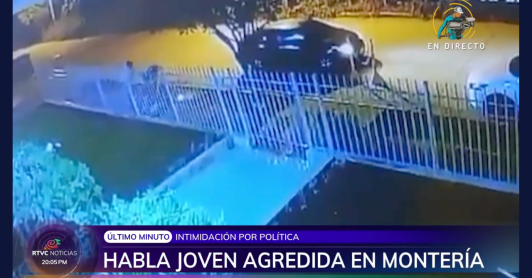 Joven afirma que fue agredida por su afinidad con Petro.