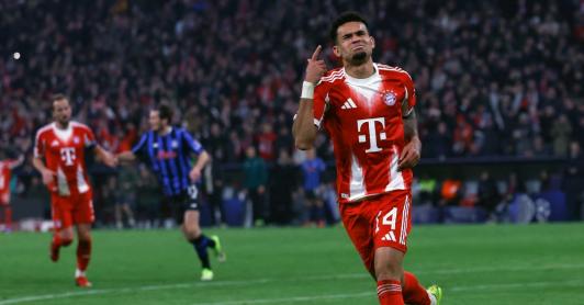 Luis Díaz en el Bayern Múnich. / Foto: AFP.