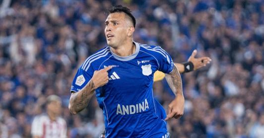 Rodrigo Contreras, jugador de Millonarios. / Foto: Millonarios website.