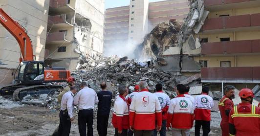 Medialuna roja en Irán. / Foto: AFP.