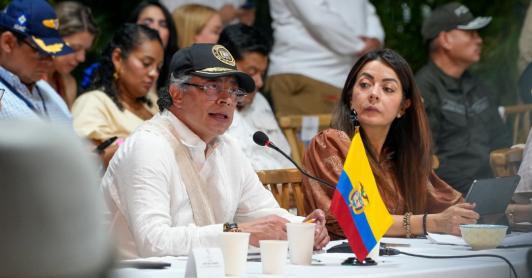 Petro sobre consulta previa de la Línea Negra. / Foto: Presidencia.