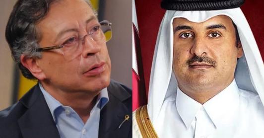 Petro con jefes de Estado de Oriente Medio. / Foto: Presidencia.