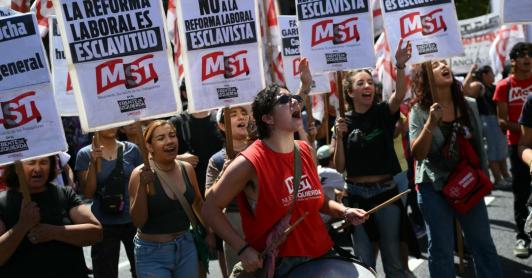 Reforma laboral en Argentina. / Foto: AFP.