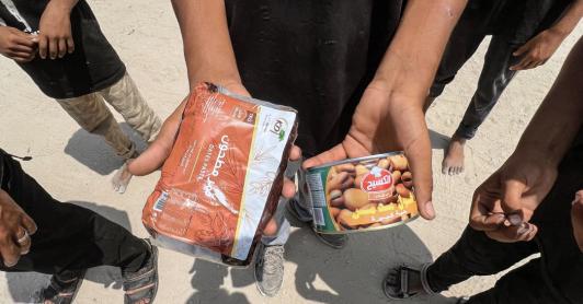 Hambre en Medio Oriente. / Foto: AFP.