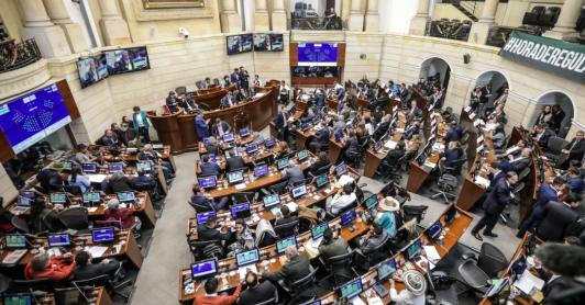 Así quedó conformado el Senado. / Foto: AFP.
