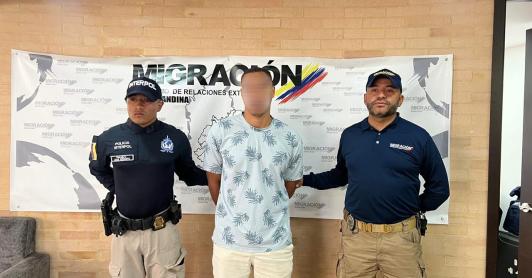 Ciudadano extranjero buscado por Interpol fue detenido en hotel de Bogotá