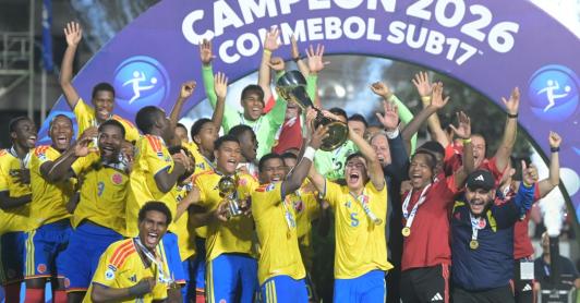 Colombia sub 17. / Foto: AFP.