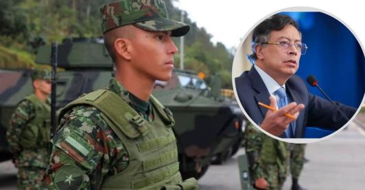 Presidente Petro firma decreto de aumento histórico para soldados y patrulleros, con alzas de hasta el 23% anual