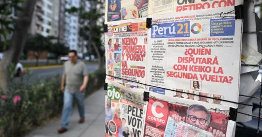 Elecciones presidenciales de Perú se reanudaron este lunes.
