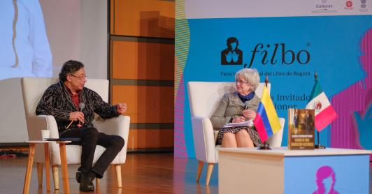 FILBo: Petro en el lanzamiento del libro de Claudia Sheinbaum