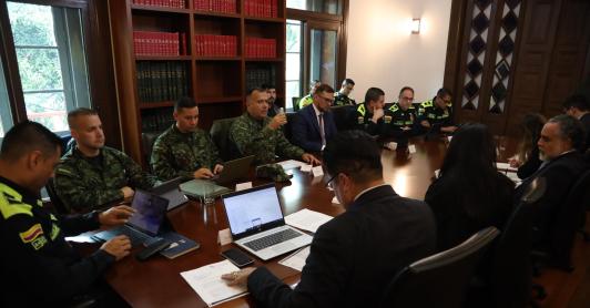 Gobierno refuerza seguridad para candidatos presidenciales