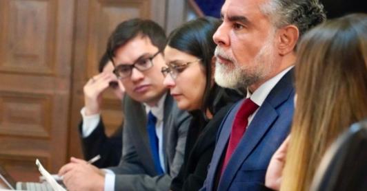 Seguridad para candidatos presidenciales. / Foto: Ministerio del Interior.