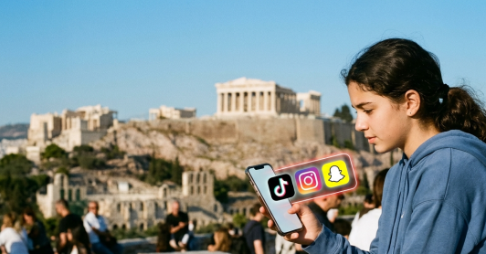 Grecia prohibirá el uso de redes sociales a menores de 15 años