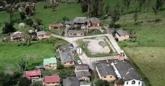 fotografía panorámica de zona rural del municipio de La Calera