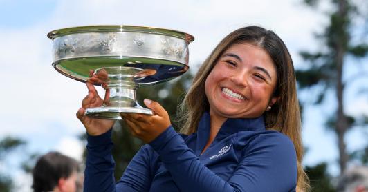 María José Marín hace historia en EE. UU, siendo la primera latina en ganar el torneo aficionado femenino de golf
