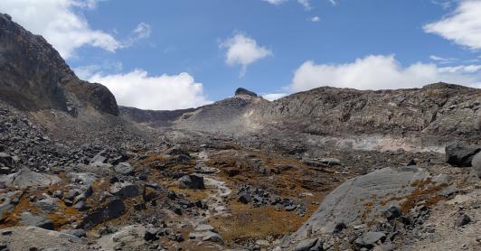 Desaparece glaciar de los Cerros de la Plaza en Colombia