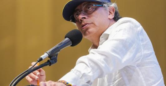 Presidente Petro en la Cumbre Democracia Siempre. / Foto: Presidencia.